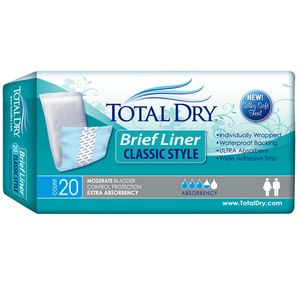 Secure Personal Care TotalDry Brief Liner