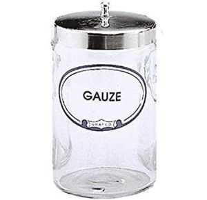 Graham Field Labeled Sundry Gauze Jar