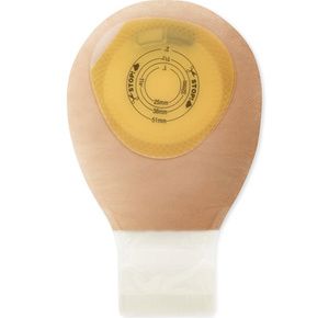 Hollister Pouchkins One-Piece Flat Standard Wear Cut-To-Fit Transparent Drainable Pouch With Filter