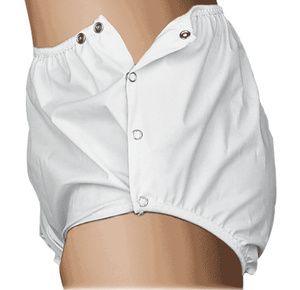Essential Medical Quik-Sorb Snap Closure Reusable Incontinent Pants