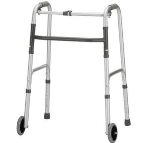 Nova Medical Folding Walker with Wheels