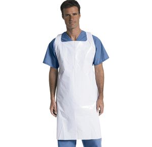 Medline Protective Polyethylene Disposable Aprons