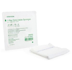 McKesson X-Ray Detectable Sterile Cotton Surgical Sponges