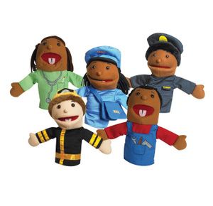 Childrens Factory Career Puppets With Movable Mouths