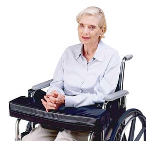 Skil-Care Lap Top Cushion With Cutouts For Half-Arm Wheelchairs