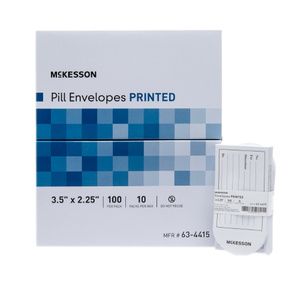 McKesson Pill Envelopes