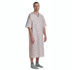Medline Grey Collection IV Sleeve Gowns
