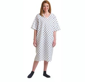 Medline Overlap Back Snap Patient Gowns