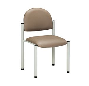 Clinton Gray Frame Side Chair with Wall Guard and No Arms
