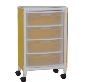 MJM Universal Isolation Cart With 4 Drawers