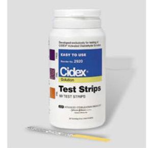 Cidex Dialdehyde Concentration Indicator Test Strips