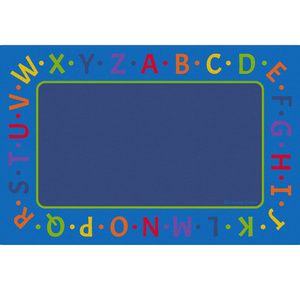 Childrens Factory Alphabet Border Educational Rugs