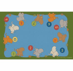 Childrens Factory Playful Numbers Rugs