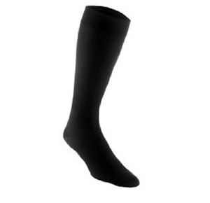 FLA Activa Sheer Therapy Closed Toe Thigh High 15-20mmHg Smoke Compression Stockings