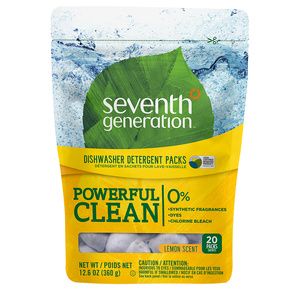 Seventh Generation Lemon Automatic Dishwasher Detergent Packs