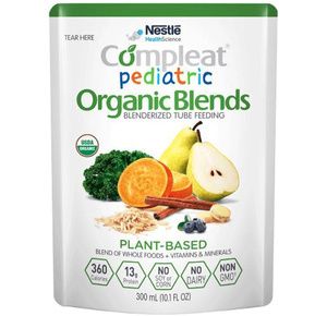 Nestle Compleat Organic Pediatric Plant Based Blend Tube Feeding Nutritional Supplement