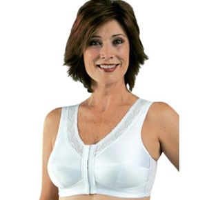 Front Close Mastectomy Bra with Modern Lace (Sister) 1105263-S