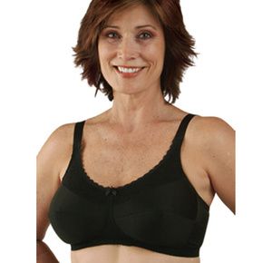 Mastectomy Bra Princess Lace Size 40D Black Champagne at  Women's  Clothing store