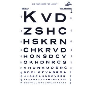 Graham-Field Illuminated Snellen Eye Chart