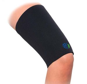 Thigh Compression Sleeve - Thigh Brace & Wrap Great for Running & Injury -  Anti Slip Sleeves Men & Women 