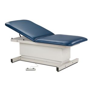 Clinton Shrouded Extra Wide Bariatric Power Exam Table with Adjustable Backrest