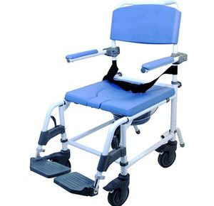 Healthline Ezee Life Rehab Shower Commode Chair - 20 Inch Seat