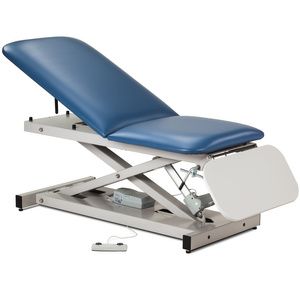 Clinton Open Base Power Casting Table with ClintonClean Leg Rest