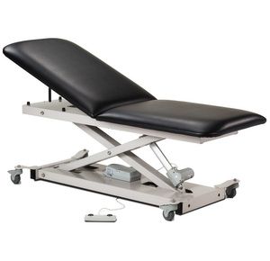 Clinton Open Base Power Table with Adjustable Backrest