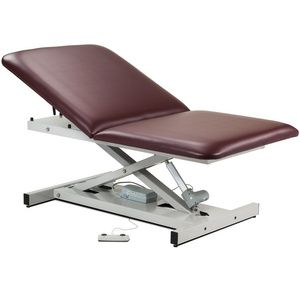 Clinton Open Base Extra Wide Bariatric Power Exam Table with Adjustable Backrest