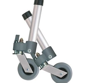 Drive Swivel Wheel with Lock And Rear Glides Set