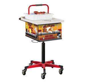 Clinton Pediatric Series Alley Cats and Dogs Phlebotomy Cart