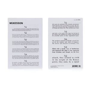 McKesson Jaeger 12 Inch Measurement Eye Chart