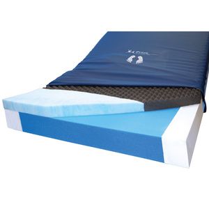 Prius Healthcare RLX Dual Layer Foam Replacement Mattress with Visco Elastic Foam Foot Section