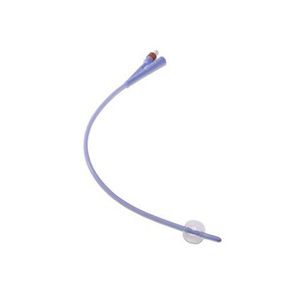 Cardinal Health Dover Two-Way Silicone Foley Catheter - 30cc Balloon Capacity