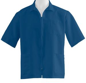 Medline Unisex Zip Front Smock-Navy