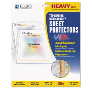 C-Line High Capacity Stitched Shop Ticket Holders