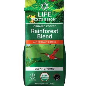Life Extension Rainforest Blend Decaf Ground Coffee