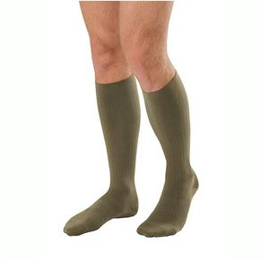 BSN Jobst For Men Ambition Closed Toe Knee Highs 20-30 mmHg Compression Khaki - Regular