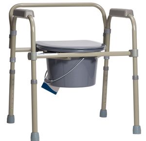 Dynarex Folding Bedside Commode