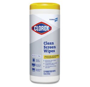 Clorox CloroxPro Clean Screen Bleach-Free Wipes