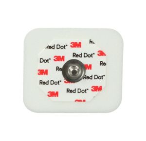 3M Red Dot Monitoring Electrodes with Foam Tape and Sticky Gel