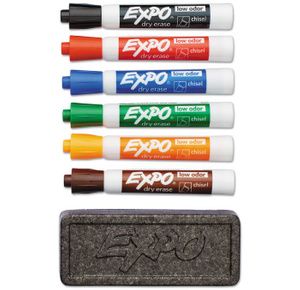 EXPO Low-Odor Dry Erase Marker and Organizer Kit