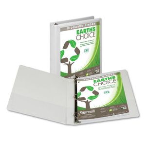 Samsill Earths Choice Biobased D-Ring View Binder