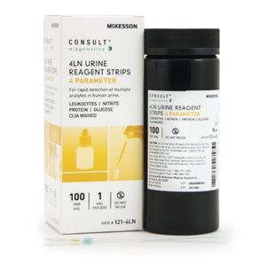 McKesson Consult Urine Reagent Strip Leukocytes/ Nitrite/ Protein and Glucose