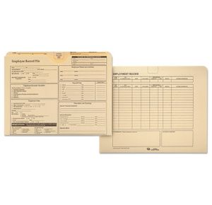 Quality Park Employee Record Folder