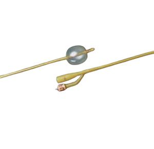 Bard Bardex Lubricath Two-Way Specialty Latex Foley Catheter With 30cc Balloon Capacity