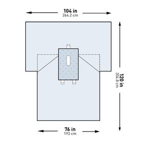 McKesson Abdominal Laparotomy Drape
