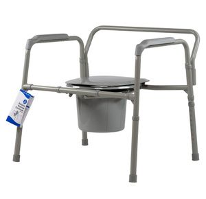 Dynarex Bariatric Folding Bedside Commode