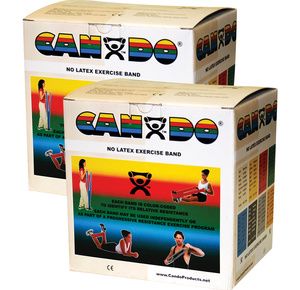 CanDo Latex Free 100 Yard Exercise Band Rolls