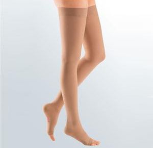 Medi USA Mediven Plus Closed Toe Thigh-High 20-30mmHg Compression Stockings with Silicone Top
